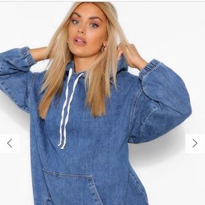 Denim Pullover Dress